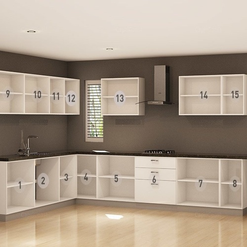 L-Shaped Modular Kitchen