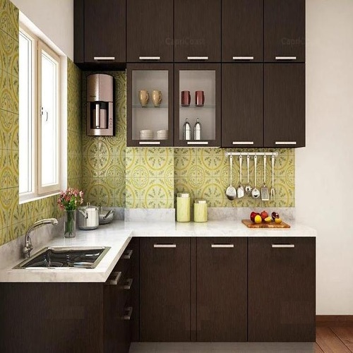 L-Shaped Modular Kitchen