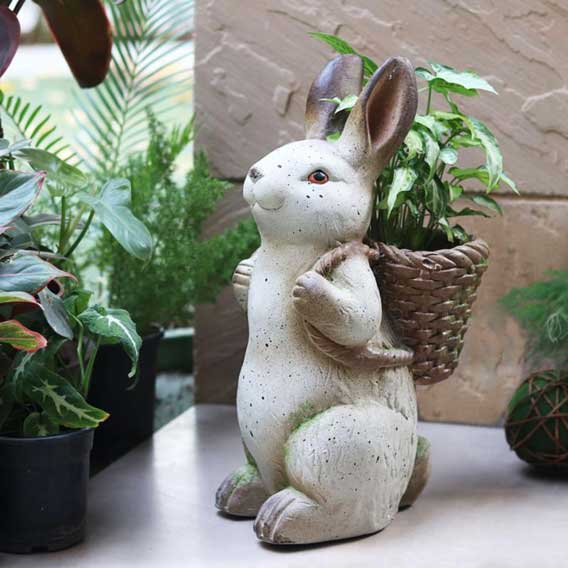 Rabbit Plant Holder