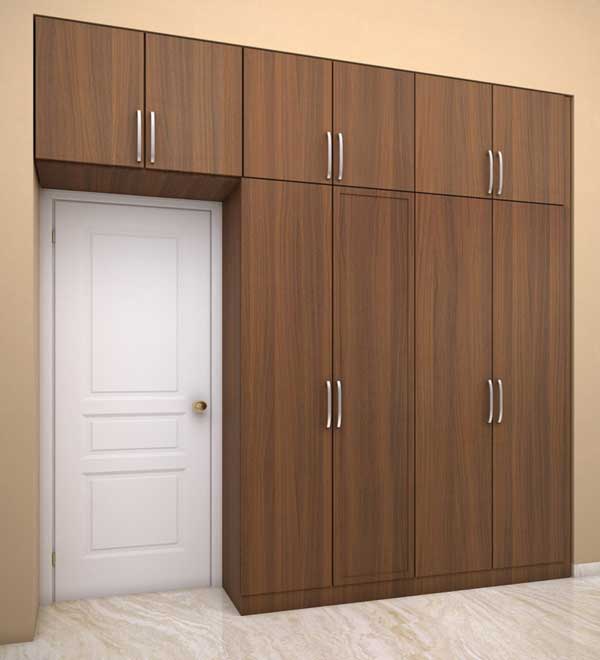 Four door hinged Wardrobe with loft