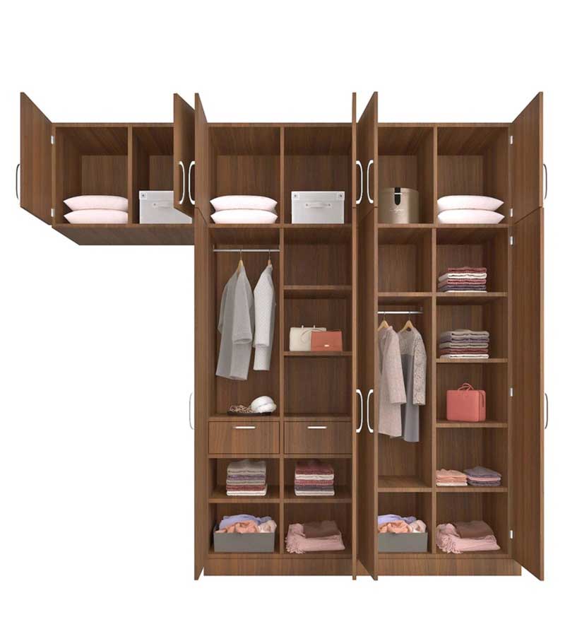 Four door hinged Wardrobe with loft