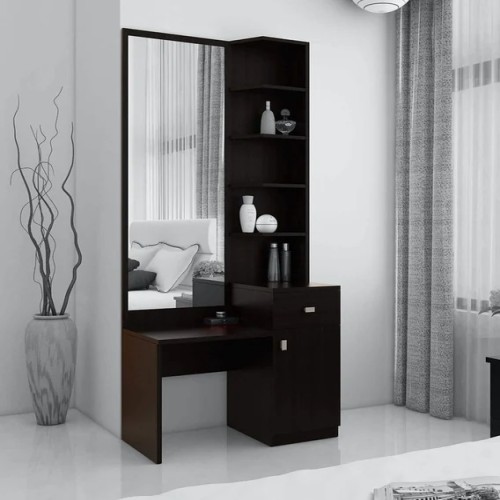 Premium Dressing Unit in Natural Wenge Woodpore Melamine Finish